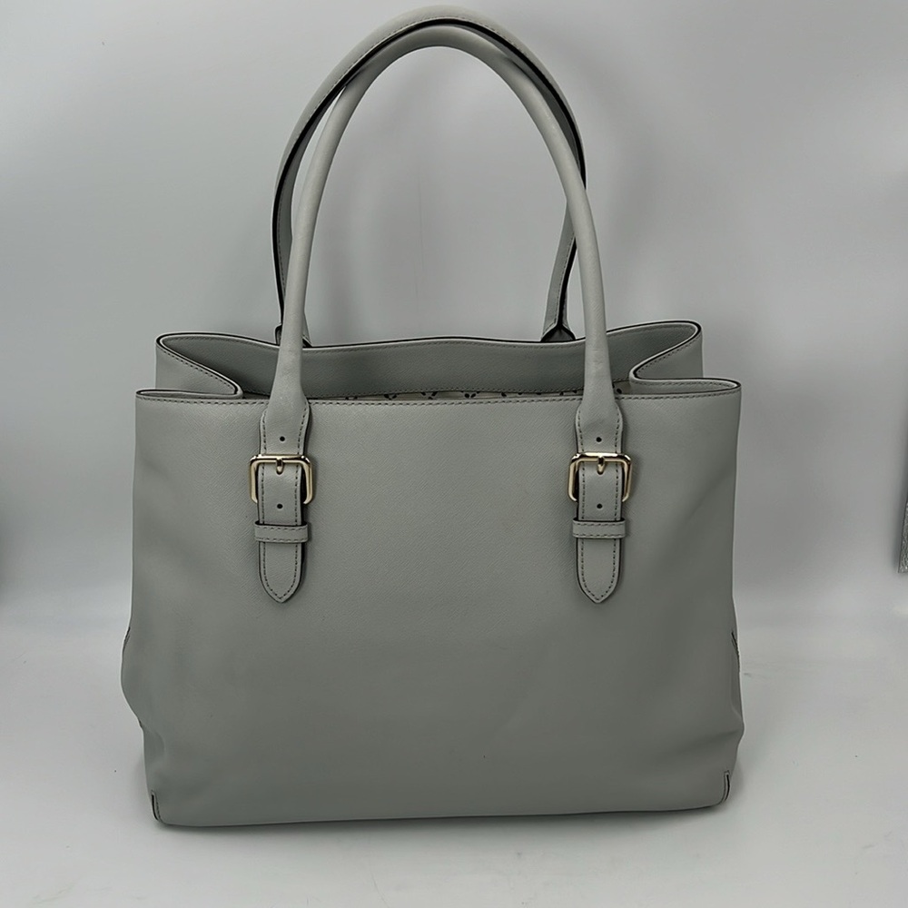 Kate Spade New York 'Cove Street' Leather Airel Tote Bag, Light Smoke - Picture 2 of 7